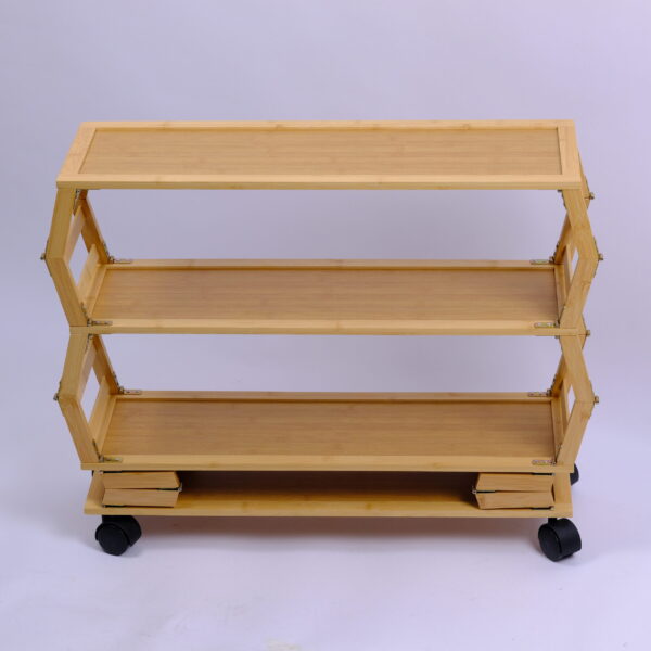 Folding Shelves - 4 shelves capacity (Longer Base)