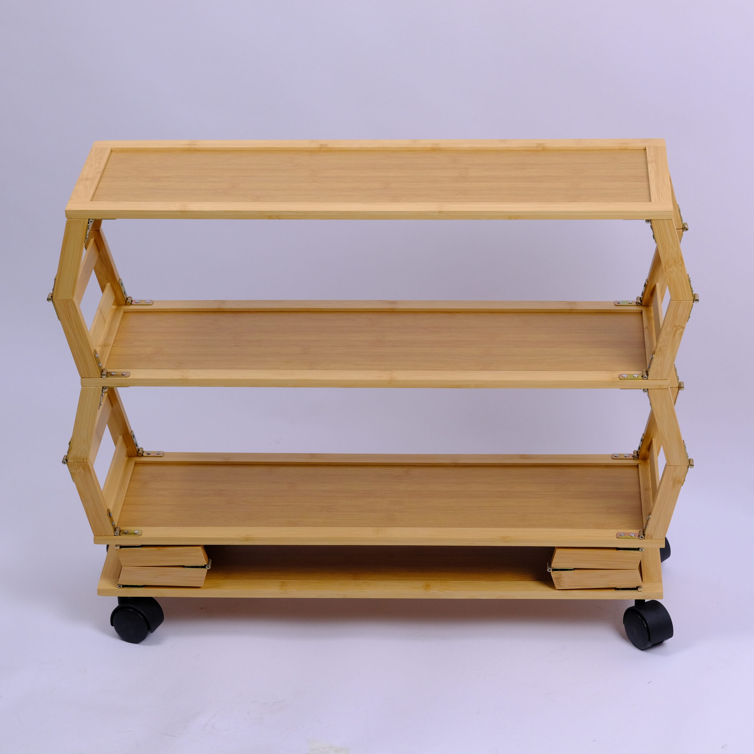 Folding Shelves - 4 shelves capacity (Longer Base)