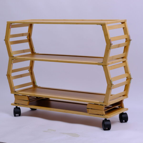 Folding Shelves - 4 shelves capacity (Longer Base) - Image 6