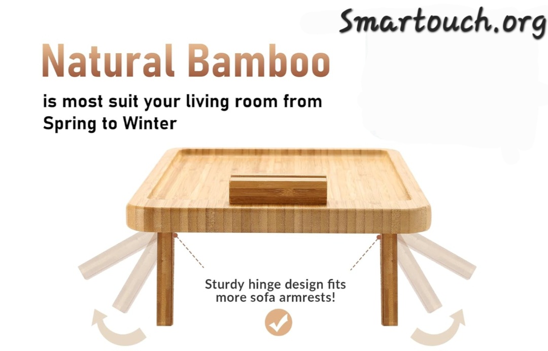 Sofa/couch adjustable Arm tray (Rectangular or Oval) - Image 4
